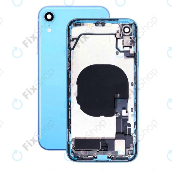 Заден калъф със малки части за iPhone XR, син, Blue