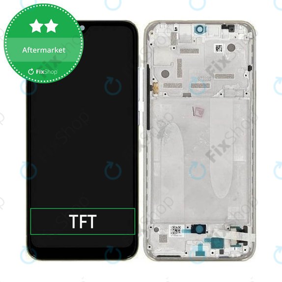 дисплей за Xiaomi Mi A3, Тъчскрийн и рамка, More than White, TFT