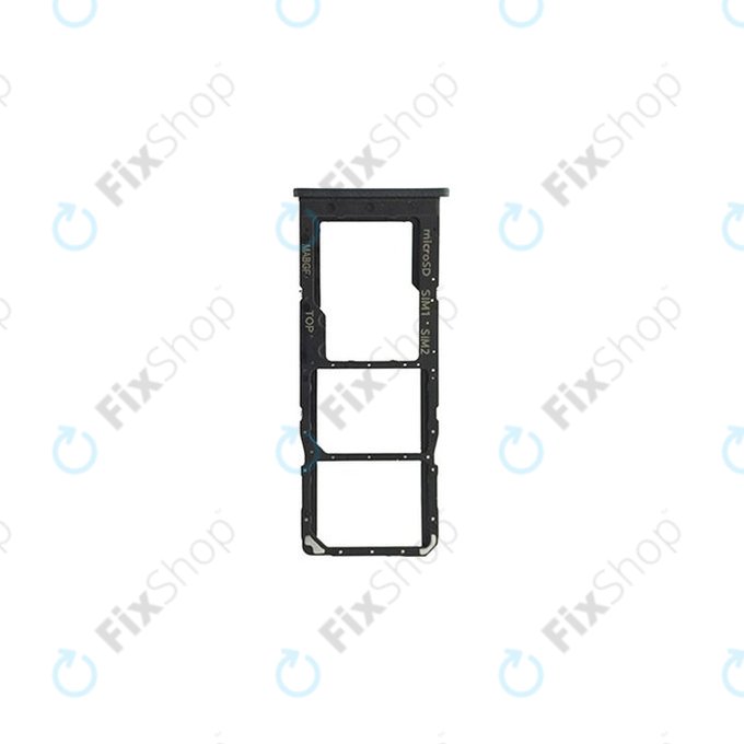 SIM държач за Samsung M12 M127F, GH98-46321A, черен, Black, Genuine Service Pack