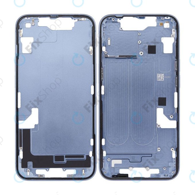 Средна рамка за iPhone 14, син, Blue