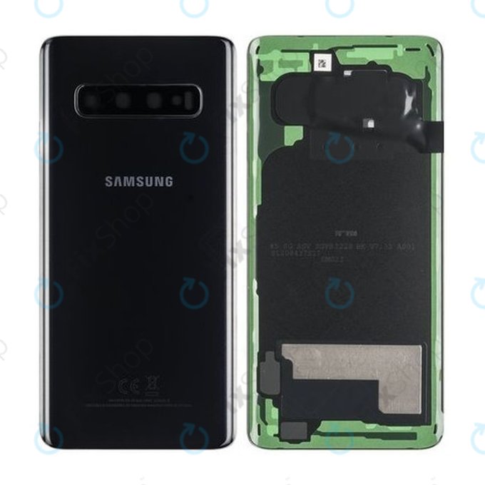 Капак на батерията за Samsung S10 G973F, GH82-18378A, Prism Black, Genuine Service Pack