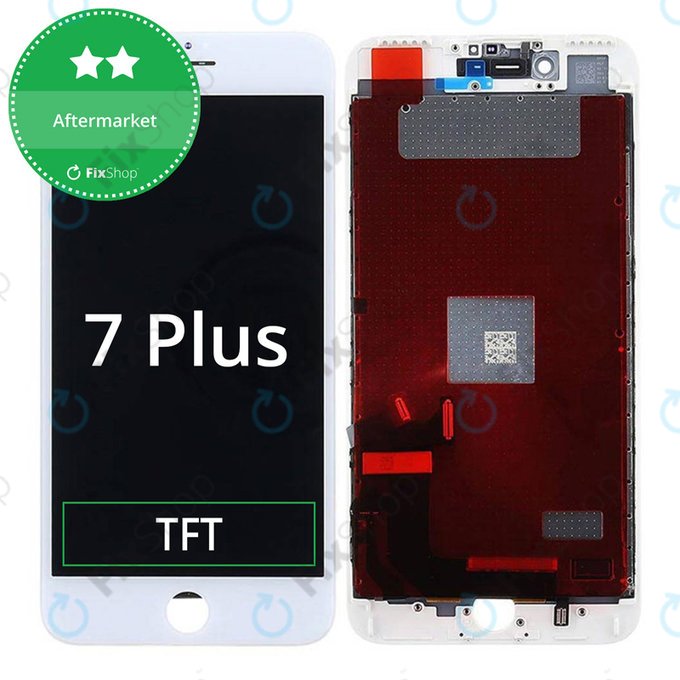 Дисплей за iPhone 7 Plus, White, Тъчскрийн с рамка
