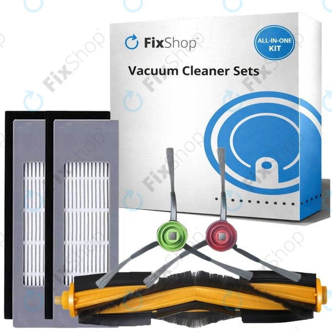 Комплект резервни части за Yeedi Vac 2 Pro (1x Основна четка, 2x Филтър, 2x Странична четка)