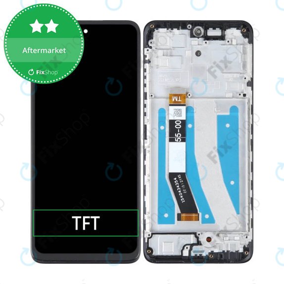 дисплей за Motorola Moto G32 XT2235, Тъчскрийн и рамка, Mineral Grey, TFT
