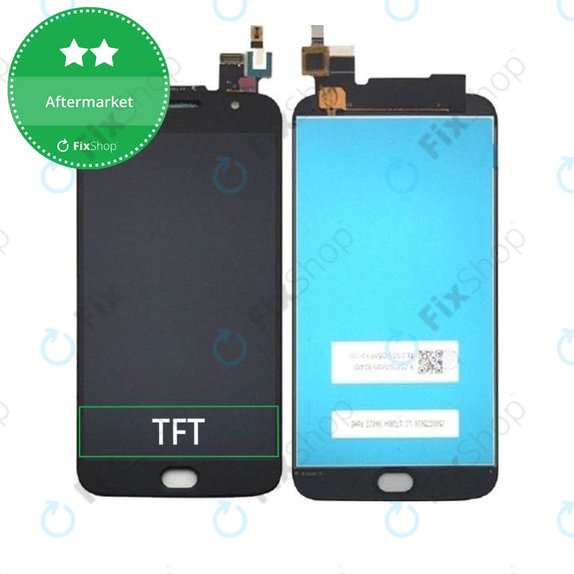 дисплей за Motorola Moto G5S Plus XT1805, Тъчскрийн без рамка, черен, Black, TFT