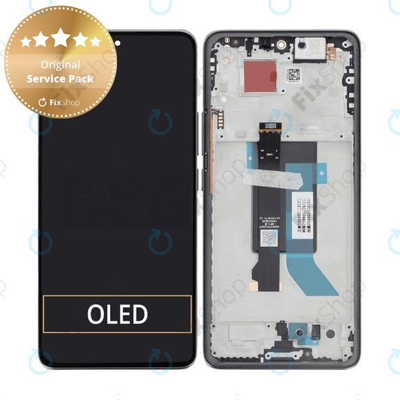 Дисплей за Xiaomi Poco X7 24095PCADG, Green, Тъчскрийн с рамка, 5600020O16P00 Genuine Service Pack