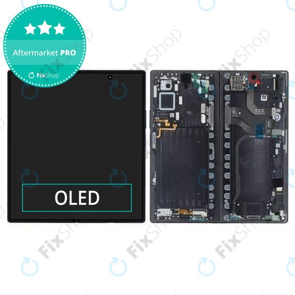 Дисплей OLED за Samsung Z Fold 7 F966B, Jetblack, Тъчскрийн с рамка