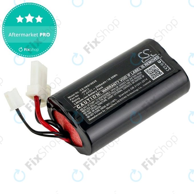 Батерия за Vorwerk Kobold VG100, 48813, Li-Ion 7.4V 2500mAh, HQ