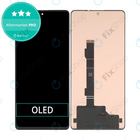 дисплей OLED за Xiaomi Redmi Note 13 Pro+ 23090RA98C, Тъчскрийн без рамка