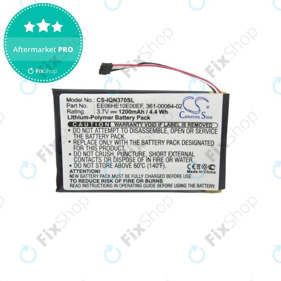 Батерия за Garmin Nuvi 3700, 3760, 3760T, 3790, 3790T, 361-00046-02, 361-00064-02, EE06HE10E00EF, 1200mAh, HQ