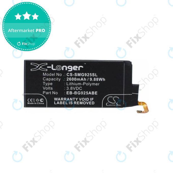 Батерия за Samsung S6 Edge G925F, EB-BG925ABE, 2600mAh, HQ