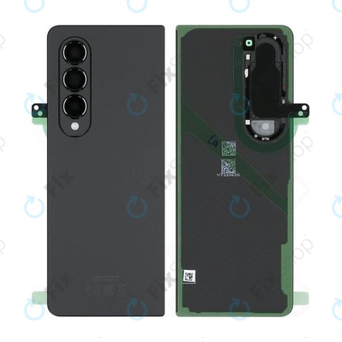 Капак на батерията за Samsung Z Fold 4 F936B, GH82-29254A, Phantom Black, Genuine Service Pack