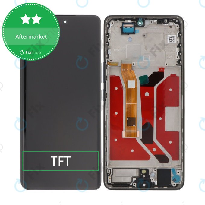 Дисплей за Honor Magic7 Lite, Black, Тъчскрийн с рамка