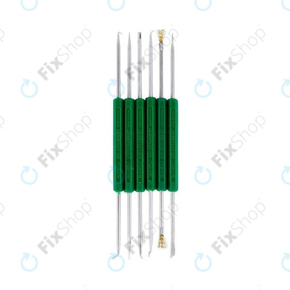 Комплект инструменти за ремонт на PCB и почистване на чипове (6бр.), Baku BK-120