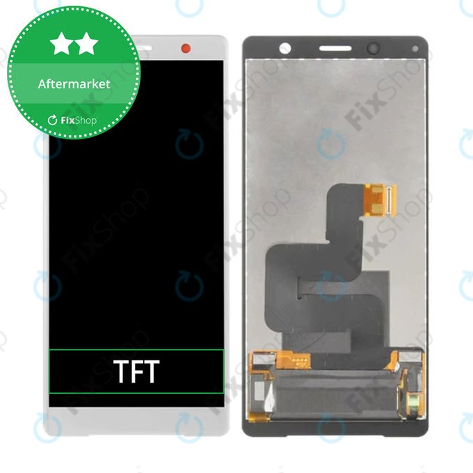 дисплей за Sony Xperia XZ2 Compact, Тъчскрийн без рамка, сребърен, Сребро, Silver, TFT