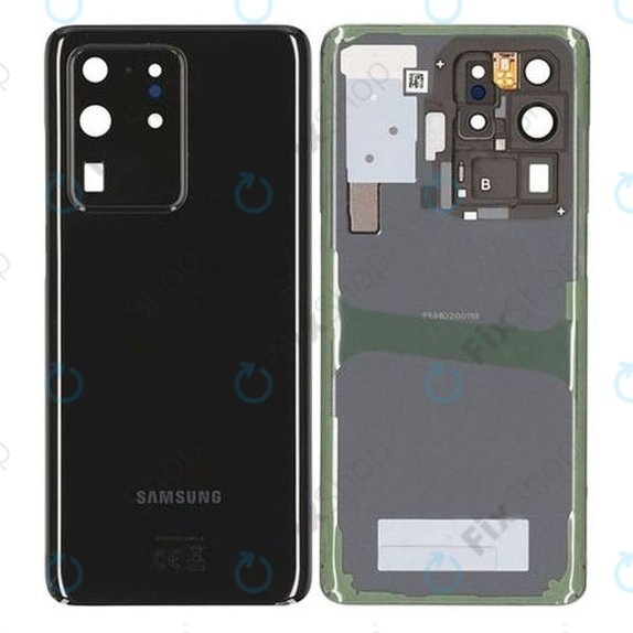 Капак на батерията за Samsung S20 Ultra G988F, GH82-22217A, Cosmic Black, Genuine Service Pack