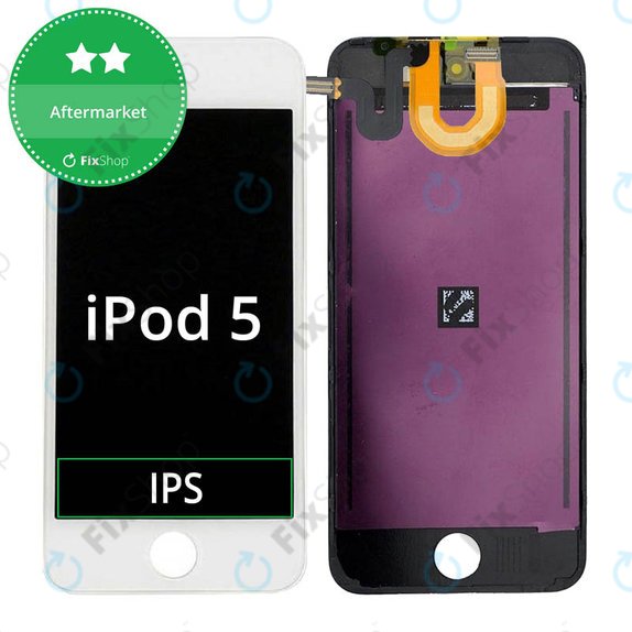 LCD дисплей за iPod Touch (5th Gen, 6th Gen, 7th Gen), White, Тъчскрийн с рамка