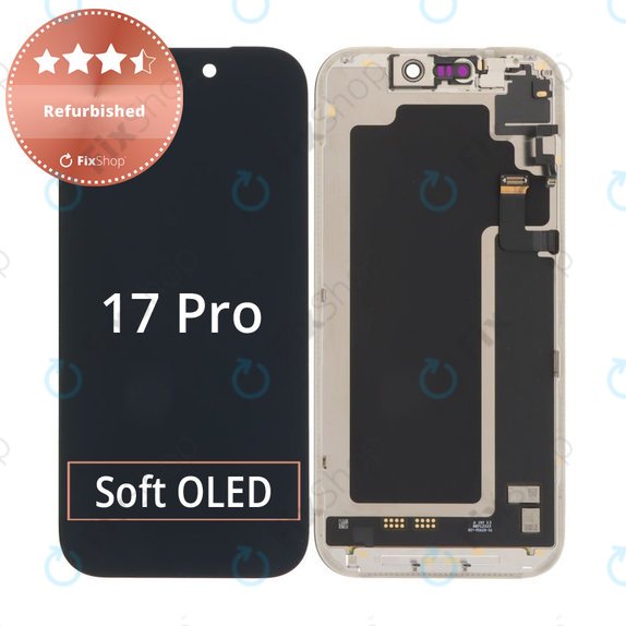 Дисплей за iPhone 17 Pro, Тъчскрийн с рамка, Refurbished