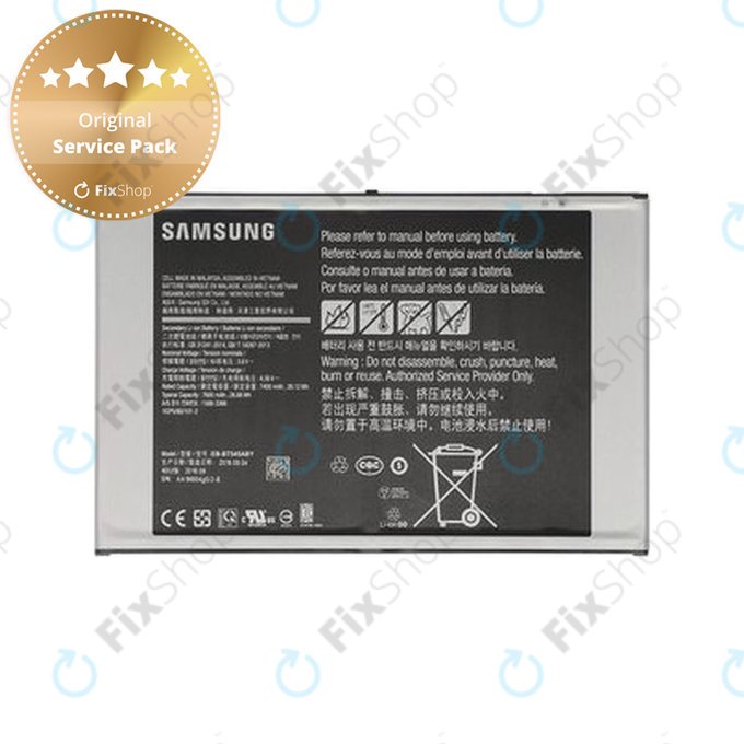 Батерия за Samsung Tab Active 4 Pro 5G T630, T636, EB-BT545ABY, 7600mAh, GH43-04969B, GH43-04978B, Genuine Service Pack