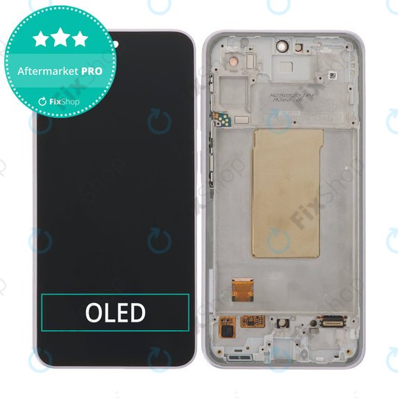 Дисплей OLED за Samsung A36 A366E, Awesome Lavender, Тъчскрийн с рамка