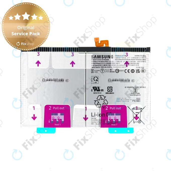 Батерия за Samsung Tab S10 FE+ X620, X626, 10090mAh, EB-BX828ABE, GH82-37171A, Genuine Service Pack