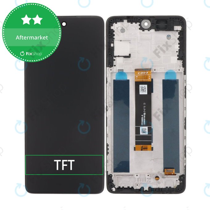 Дисплей за TCL 50 Pro NxtPaper, Matte Black, Тъчскрийн с рамка