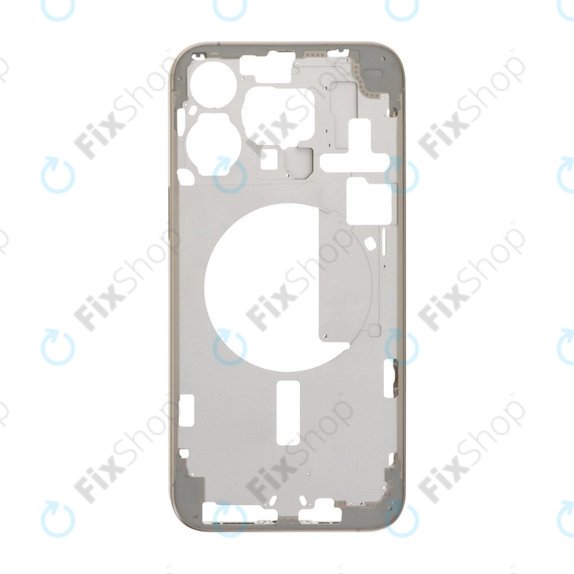 Средна рамка за iPhone 15 Pro Max, Natural Titanium