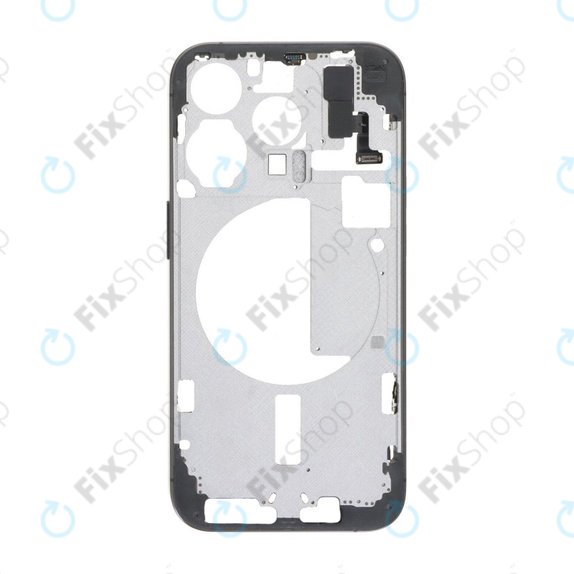 Средна рамка за iPhone 15 Pro, Black Titanium