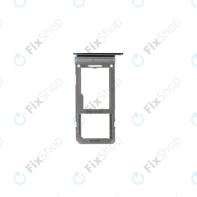 SIM + SD държач за Samsung S9 Plus G965F, Midnight Black, GH98-42576A, Genuine Service Pack