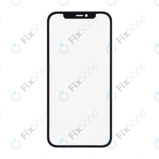 Силиконово стъкло за предна част с OCA лепенка за iPhone 12 Mini