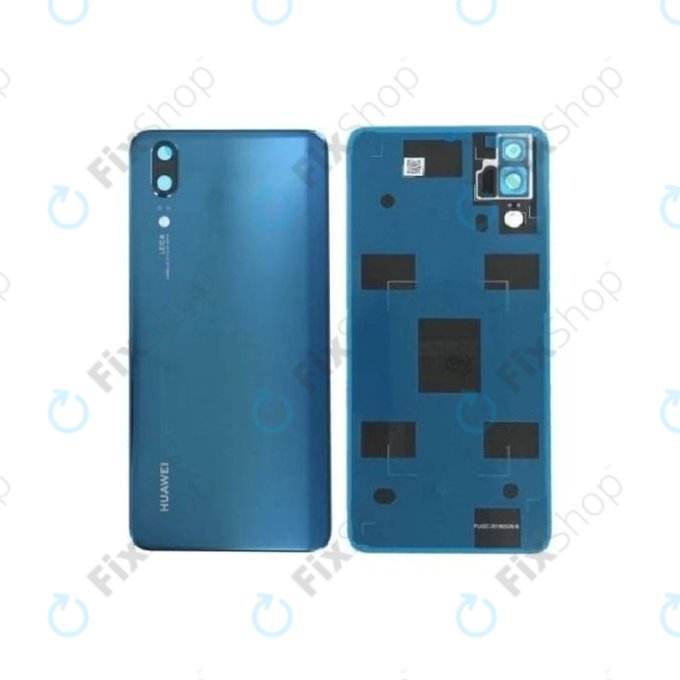 Капак на батерията за Huawei P20, 02351WKU, син, Blue, Genuine Service Pack