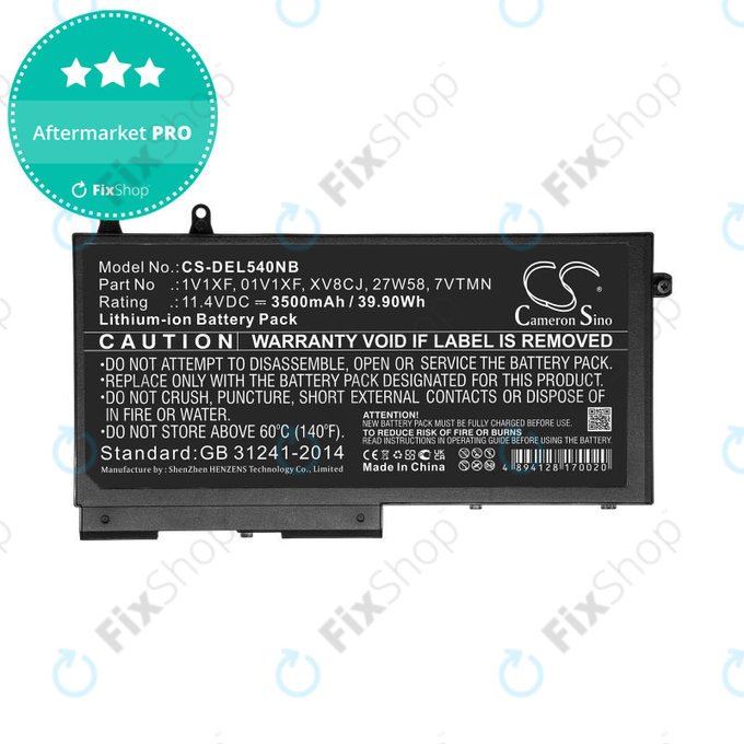 Батерия за Dell Latitude 5400, Inspiron 7591 2-in-1, 3500mAh, Li-Ion, 11.4V, XV8CJ, HQ