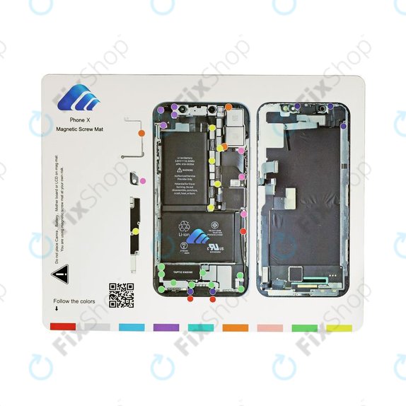 Магнитна подложка за винтове за iPhone X