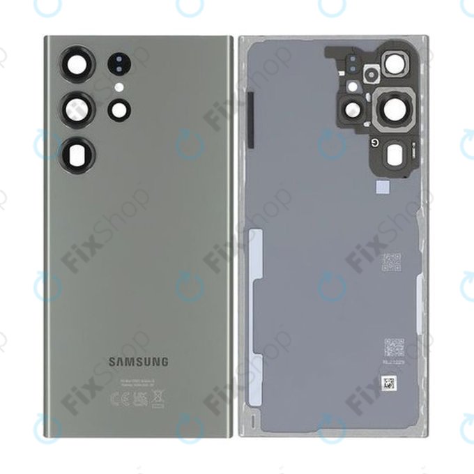 Капак на батерията за Samsung S23 Ultra S918B, GH82-30400C, зелен, Green, Genuine Service Pack