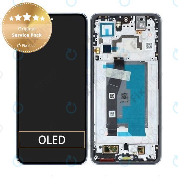 Дисплей за Xiaomi 14T, Titan Blue, Тъчскрийн с рамка, 5600050N12A00 Genuine Service Pack