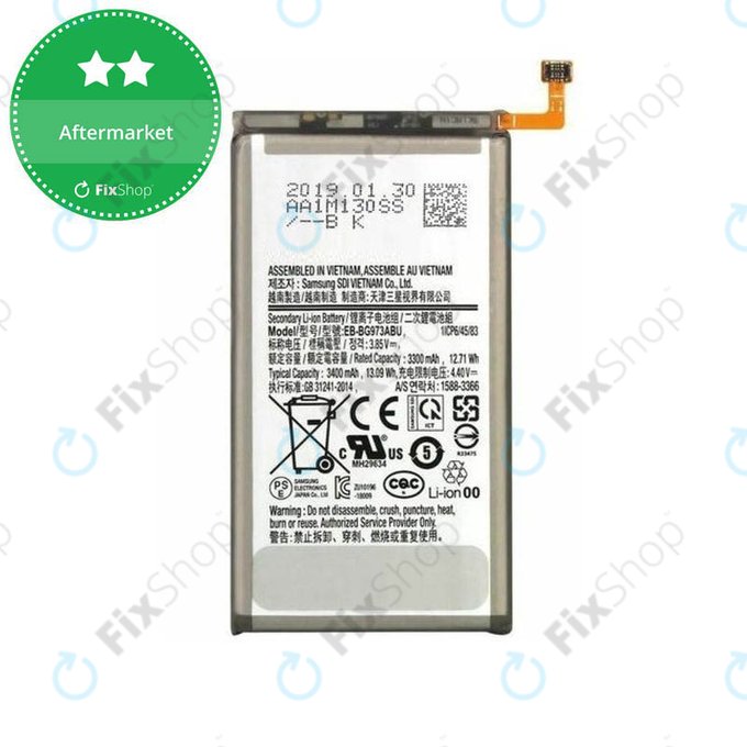 Батерия за Samsung S10 G973F, EB-BG973ABU, 3400mAh