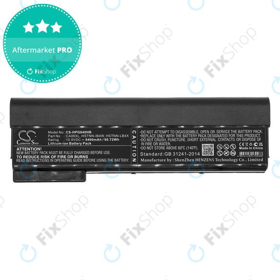 Батерия за HP ProBook 640 G1, 650 G1, 655 G1, 645 G1, 8400mAh, Li-Ion, 10.8V, CA06XL, HQ