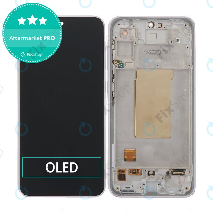 Дисплей OLED за Samsung A36 A366E, Awesome Lavender, Тъчскрийн с рамка