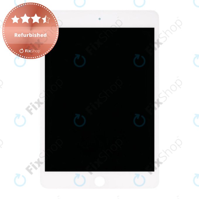 LCD дисплей за iPad Mini 5, White, Тъчскрийн без рамка, Refurbished