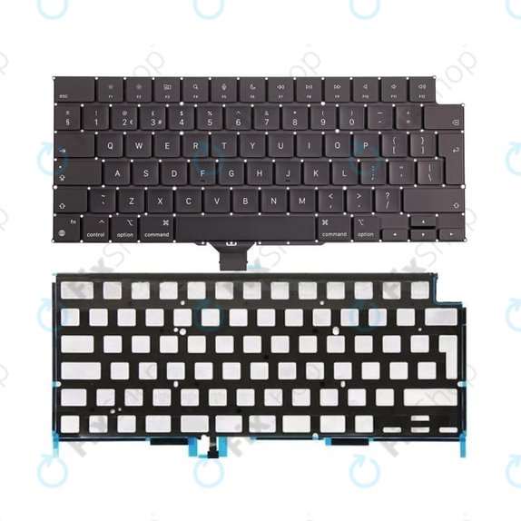 Клавиатура с подсветка за MacBook Pro 14" M1 Pro A2442 (2021), MacBook Pro 16" M1 Max A2485 (2021), UK/EU