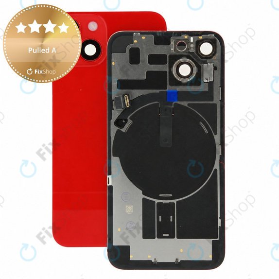 Стъкло на задния капак за iPhone 14, (PRODUCT)RED, Pulled A