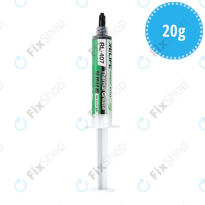Силиконова термопаста – 20g (черна), Relife RL-407