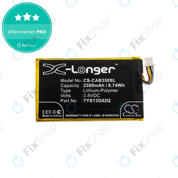 Батерия за Caterpillar CAT B35, 2300mAh, Li-Pol, 3.8 V, TYS13G02Q, HQ