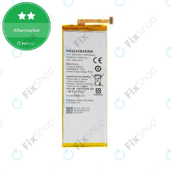 Батерия за Huawei Honor 6, Huawei Honor 4X, HB4242B4EBW, 3100mAh