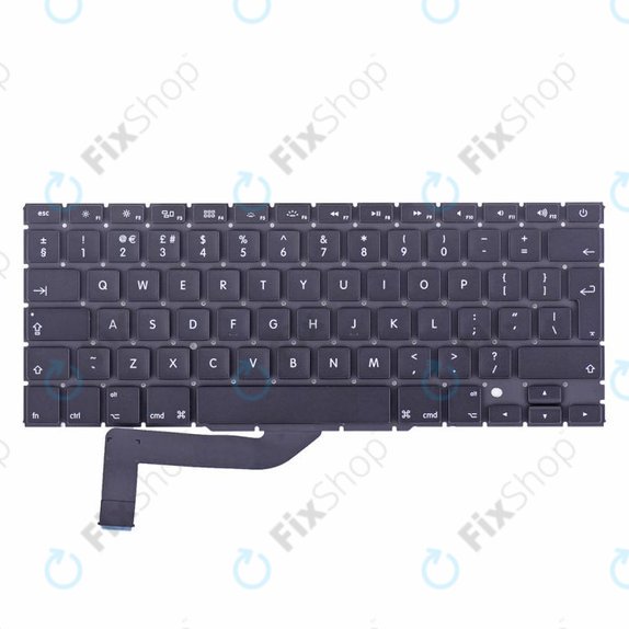 Клавиатура за MacBook Pro 15" A1398 (средата на 2012 – средата на 2015), UK