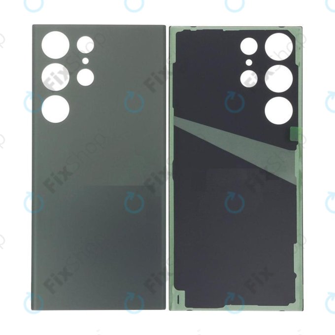 Капак на батерията за Samsung S23 Ultra S918B, зелен, Green