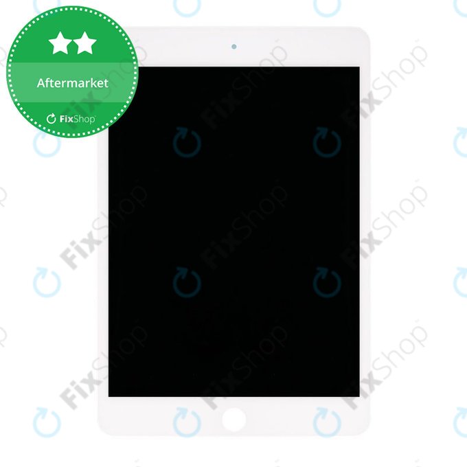 LCD дисплей за iPad Mini 5, White, Тъчскрийн без рамка
