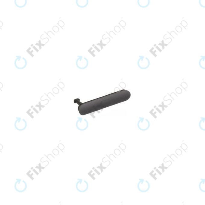 Капачка на конектор за зареждане за Sony Xperia Z3 D6603, Black, 1282-1777, Genuine Service Pack