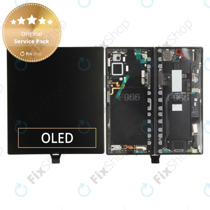 Дисплей за Samsung Z Fold 7 F966B, Jetblack, Тъчскрийн с рамка, GH82-37548C Genuine Service Pack