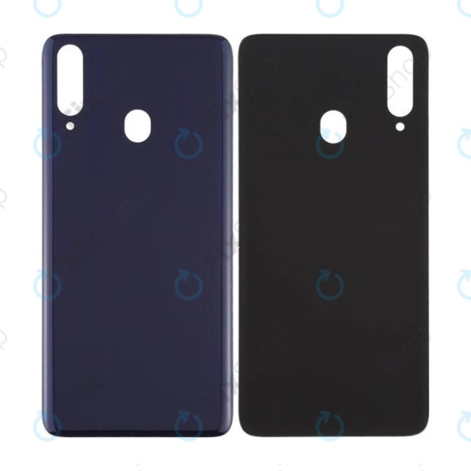 Капак на батерията за Samsung A20s A207F, син, Blue